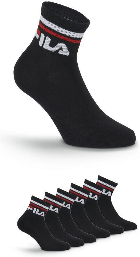Fila Korte sokken UNISEX QUARTER PLAIN SOCKS (set 6 paar) - Foto 4