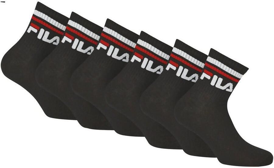Fila Korte sokken UNISEX QUARTER PLAIN SOCKS (set 6 paar) - Foto 2
