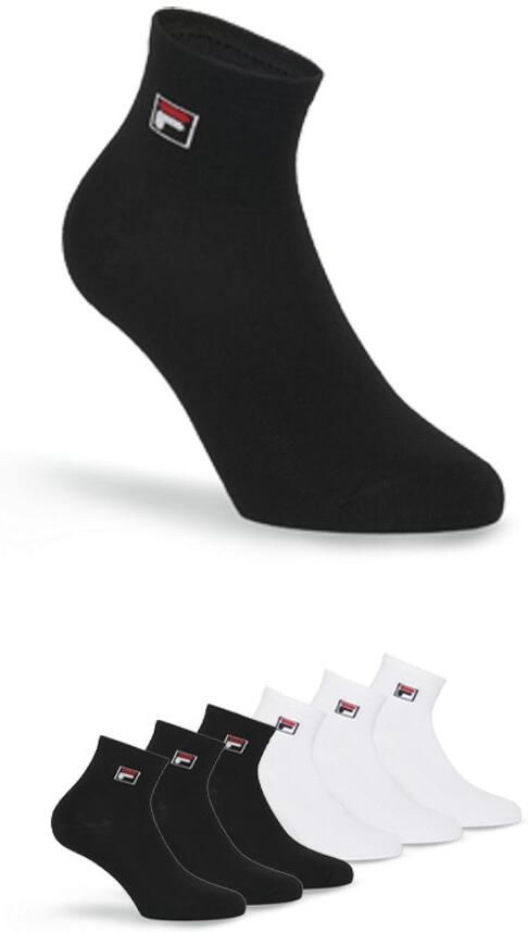 Fila Korte sokken UNISEX QUARTER PLAIN SOCKS (set 6 paar) - Foto 5