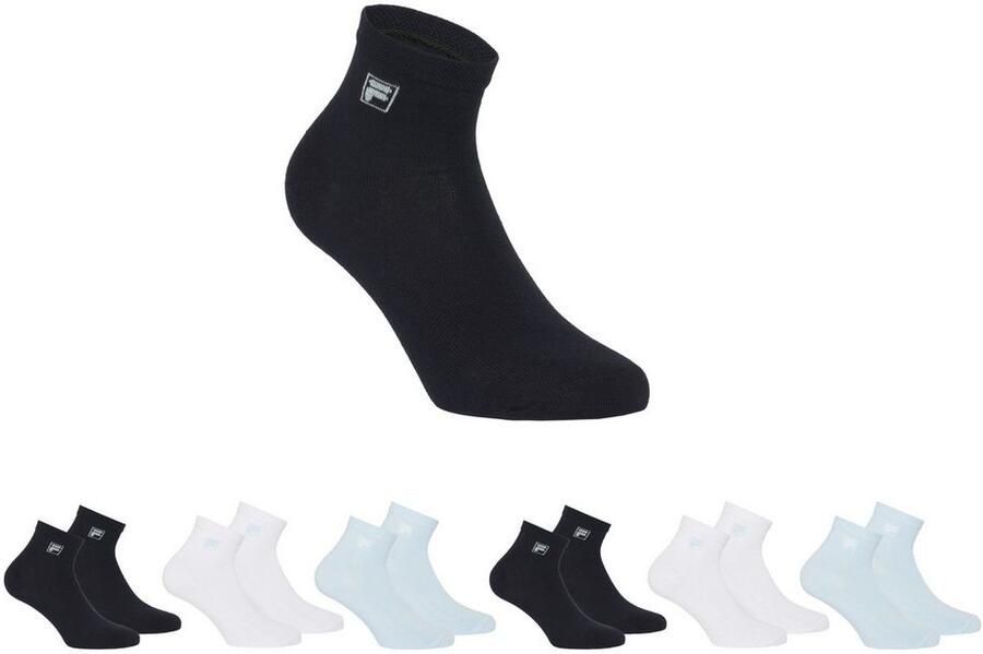 Fila Korte sokken UNISEX QUARTER PLAIN SOCKS (set 6 paar) - Foto 2