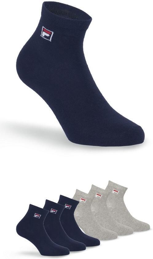 Fila Korte sokken UNISEX QUARTER PLAIN SOCKS (set 6 paar) - Foto 5