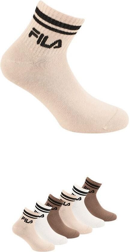 Fila Korte sokken UNISEX QUARTER PLAIN SOCKS (set 6 paar) - Foto 2