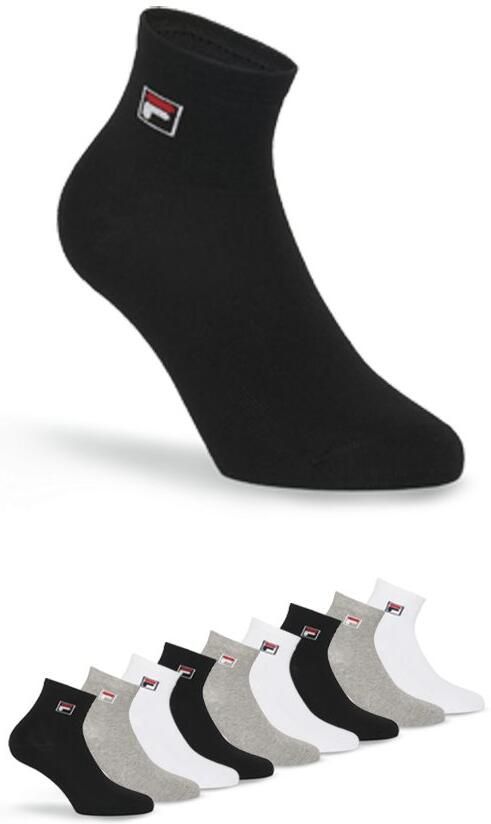 Fila Korte sokken UNISEX QUARTER PLAIN SOCKS (set 9 paar) - Foto 5