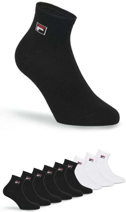 Fila Korte sokken UNISEX QUARTER PLAIN SOCKS (set 9 paar) - Foto 3