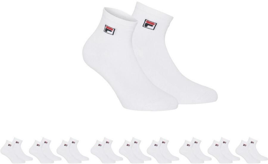 Fila Korte sokken UNISEX QUARTER PLAIN SOCKS (set 9 paar)