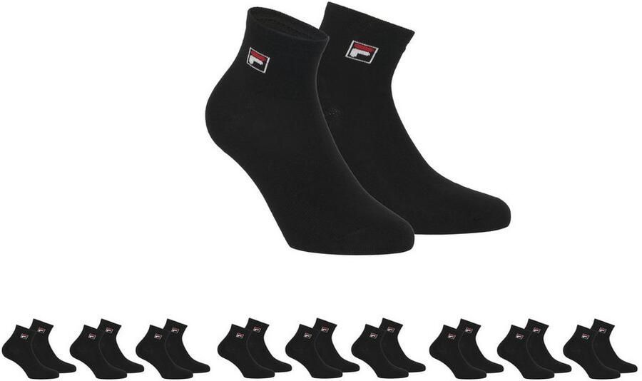 Fila Korte sokken UNISEX QUARTER PLAIN SOCKS (set 9 paar) - Foto 3