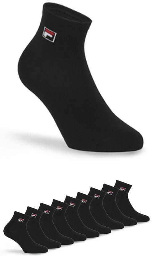 Fila Korte sokken UNISEX QUARTER PLAIN SOCKS (set 9 paar)