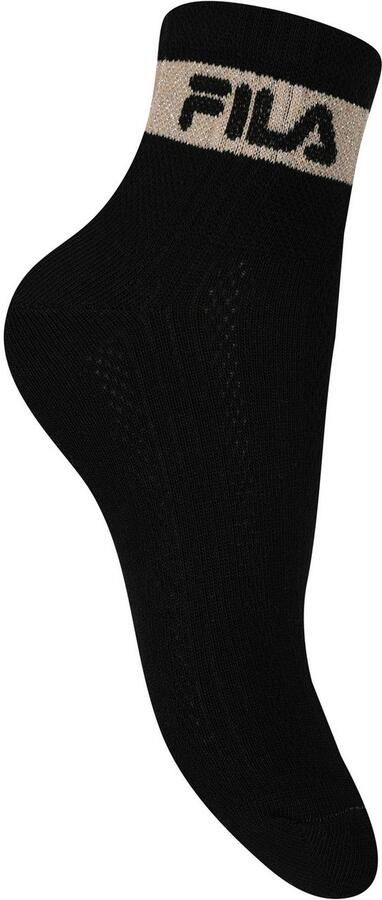 Fila Korte sokken WOMAN QUARTER SOCKS met geribbelde enkelpartij (6 paar)
