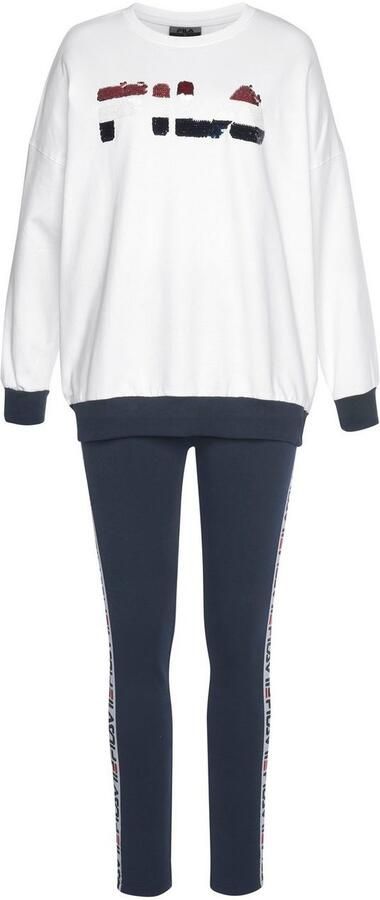 Fila Loungepak met pailletten-logo-motief (set 2-delig 1 stuk) - Foto 6