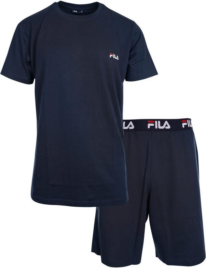 Fila Pyjama MAN JERSEY PYJAMAS Broek met elastische logoband en kortarmshirt (2-delig) - Foto 2
