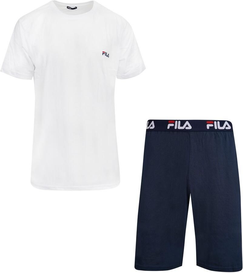 Fila Pyjama MAN JERSEY PYJAMAS Broek met elastische logoband en kortarmshirt (2-delig) - Foto 2