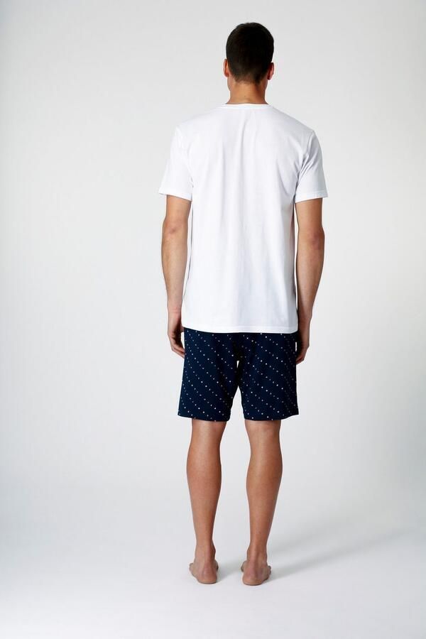 Fila Shortama MAN JERSEY PYJAMAS Broek gestippeld met elastiek shirt met ronde hals (2-delig) - Foto 6