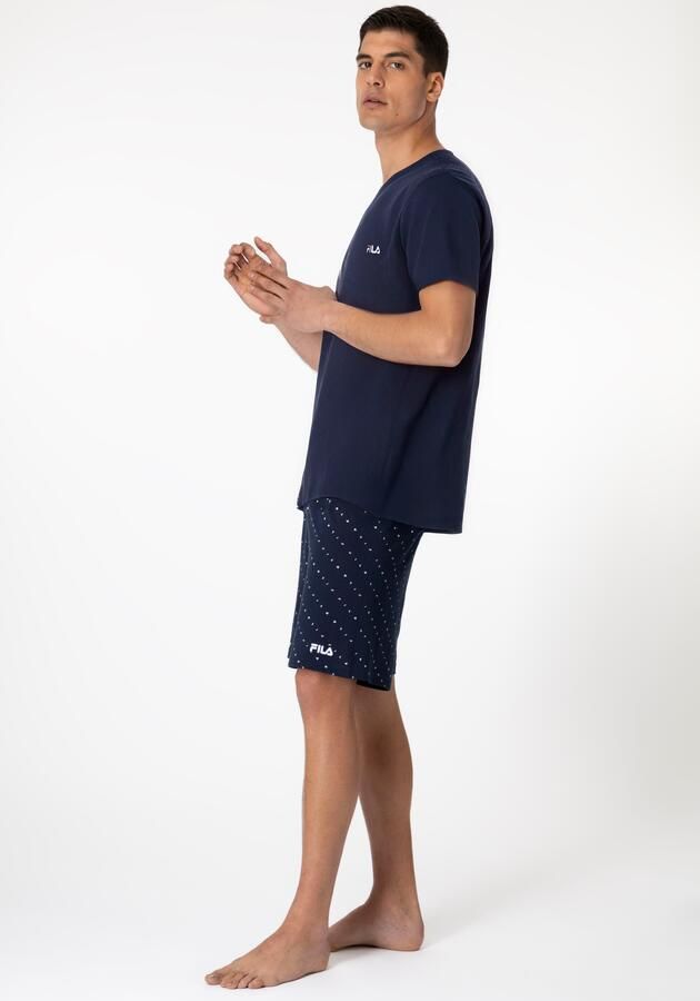 Fila Shortama MAN JERSEY PYJAMAS Broek gestippeld met elastiek shirt met ronde hals (2-delig) - Foto 2