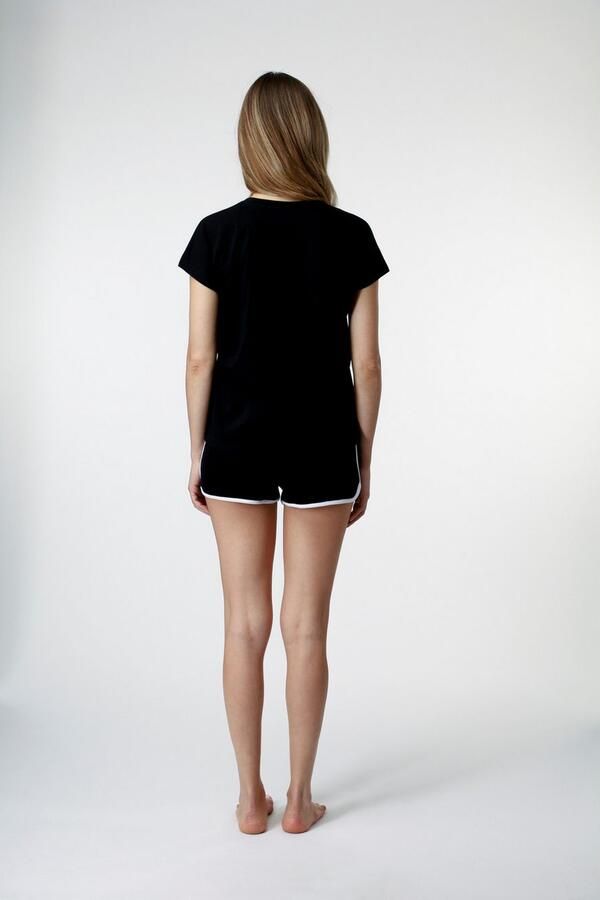 Fila Shortama WOMAN JERSEY TOP + TERRY SPONGE SHORTS PYJAMAS (2-delig) - Foto 4