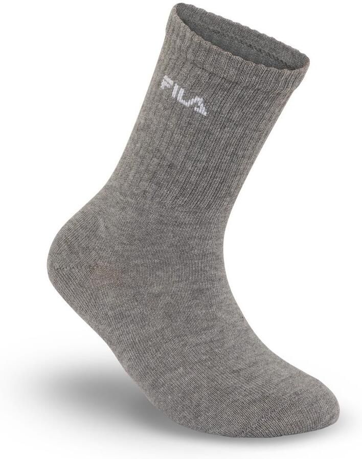 Fila Sokken brede ribboord katoenmix unisex (6 paar)