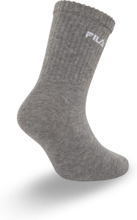 Fila Sokken brede ribboord katoenmix unisex (6 paar) - Foto 3