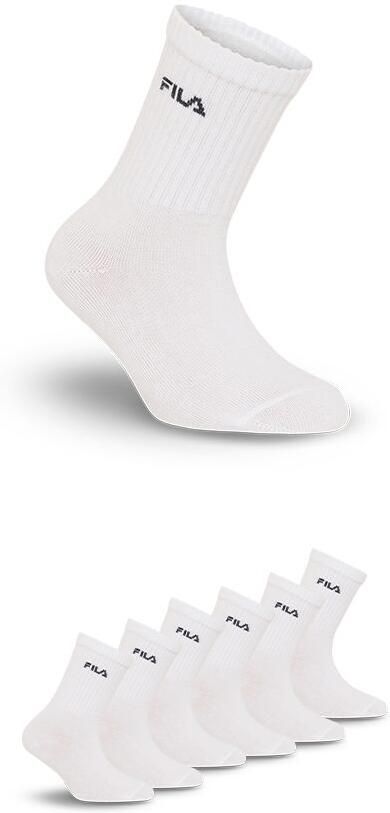 Fila Sokken brede ribboord katoenmix unisex (6 paar) - Foto 2