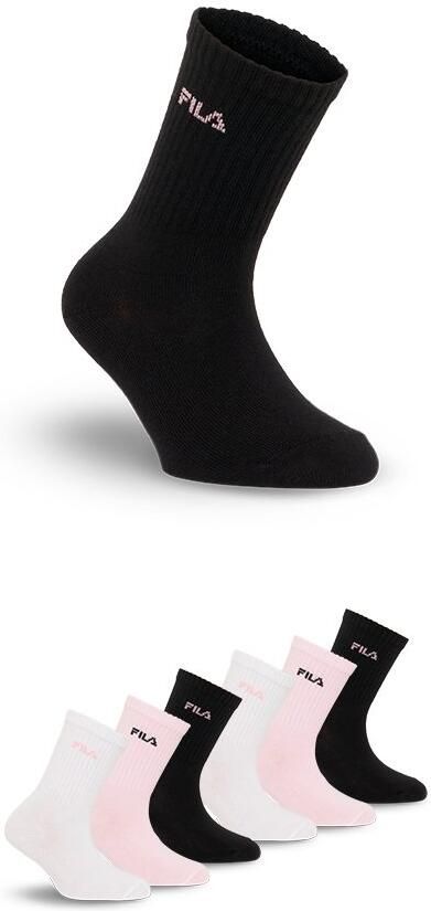 Fila Sokken brede ribboord katoenmix unisex (6 paar) - Foto 11