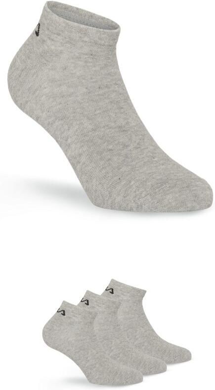Fila Sokken UNISEX INVISIBLE PLAIN SOCKS met ingebreid logo bij de hiel (3 paar) - Foto 5
