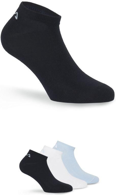 Fila Sokken UNISEX INVISIBLE PLAIN SOCKS met ingebreid logo bij de hiel (3 paar) - Foto 4