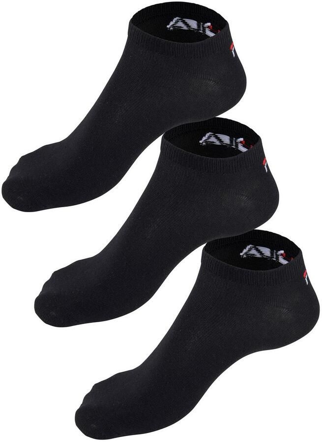 Fila Sokken UNISEX INVISIBLE PLAIN SOCKS met ingebreid logo bij de hiel (3 paar) - Foto 5