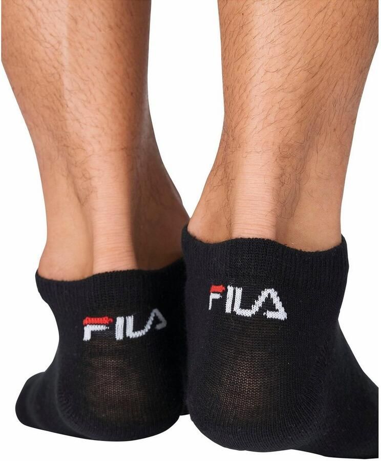 Fila Sokken UNISEX INVISIBLE PLAIN SOCKS met ingebreid logo bij de hiel (3 paar) - Foto 4