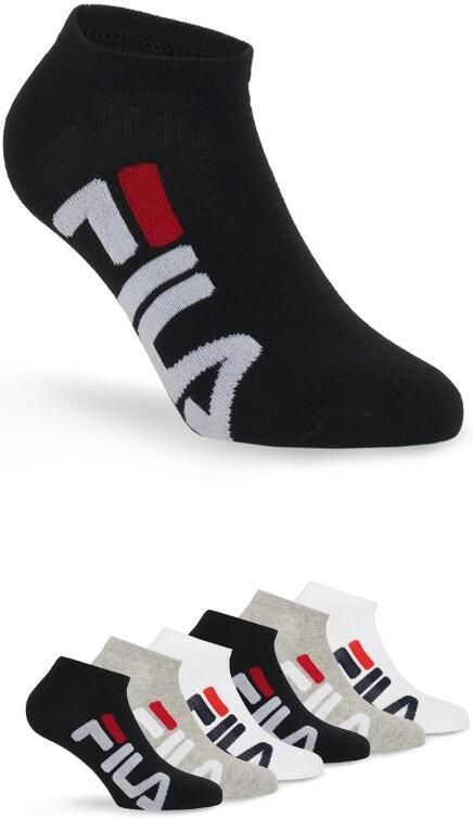 Fila Sokken UNISEX INVISIBLE SOCKS Groot merkteken aan de zijkant (set 6 paar) - Foto 6