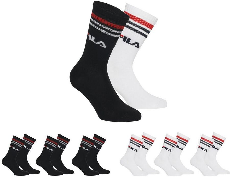 Fila Sokken UNISEX LIFESTYLE PLAIN SOCKS (6 paar 3 paar)