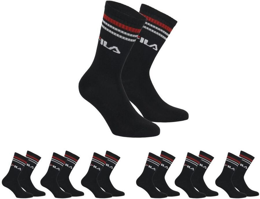 Fila Sokken UNISEX LIFESTYLE PLAIN SOCKS (6 paar 3 paar)