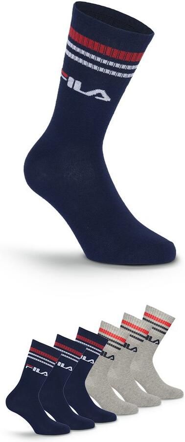Fila Sokken UNISEX LIFESTYLE PLAIN SOCKS (6 paar 3 paar) - Foto 2