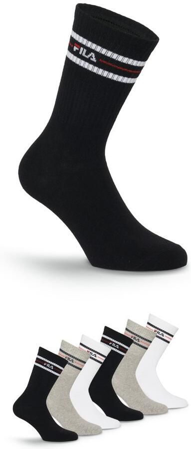 Fila Sokken UNISEX LIFESTYLE PLAIN SOCKS (6 paar) - Foto 8