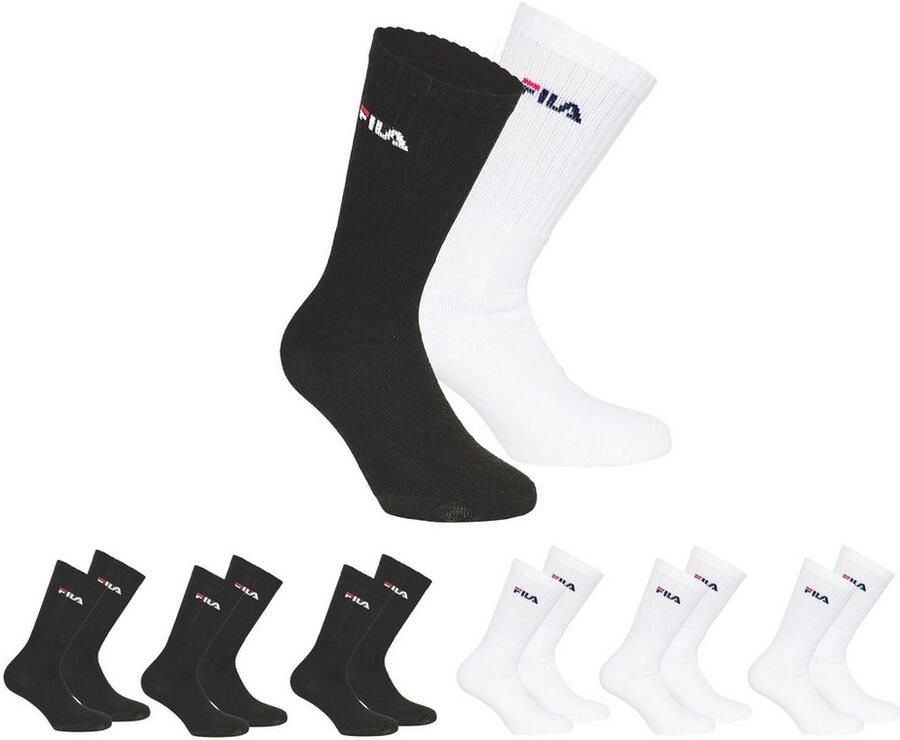 Fila Sportsokken UNISEX CREW TENNIS FULL TERRY SOCKS (6 paar)