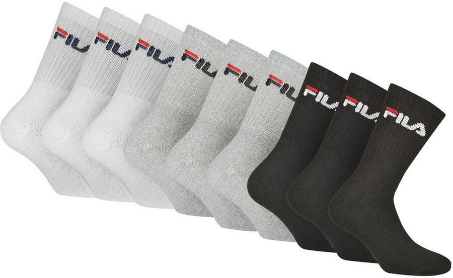 Fila Sportsokken UNISEX CREW TENNIS FULL TERRY SOCKS (set 9 paar) - Foto 3