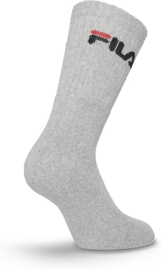 Fila Tennissokken Logo opschrift brede ribboord Katoenmix (6 paar) - Foto 2