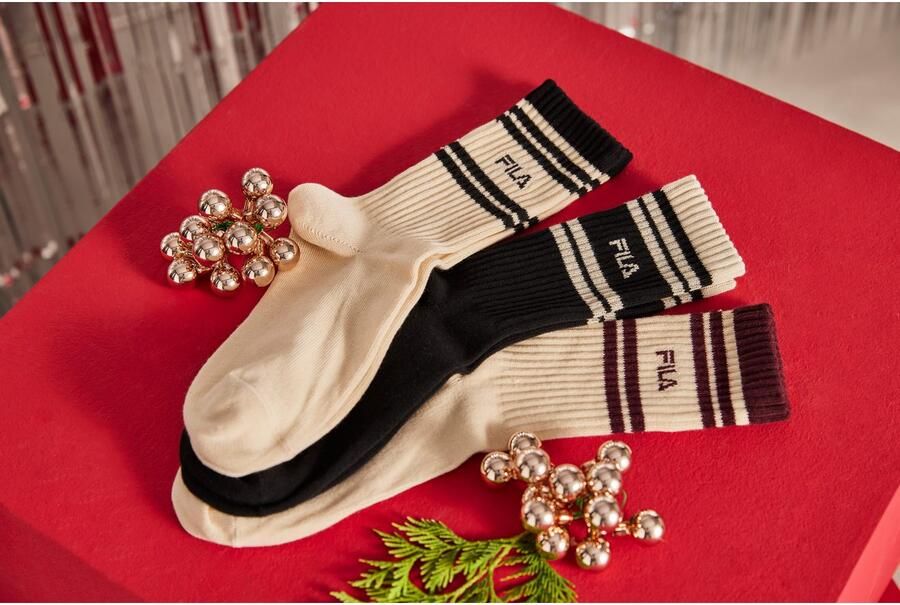 Fila Tennissokken MAN LIFESTYLE NORMAL PLAIN SOCKS (6 paar)