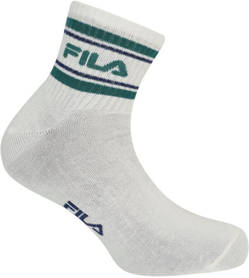 Fila Vrijetijdssokken MAN LIFESTYLE QUARTER SOCKS met opvallend logo-opschrift (6 paar)