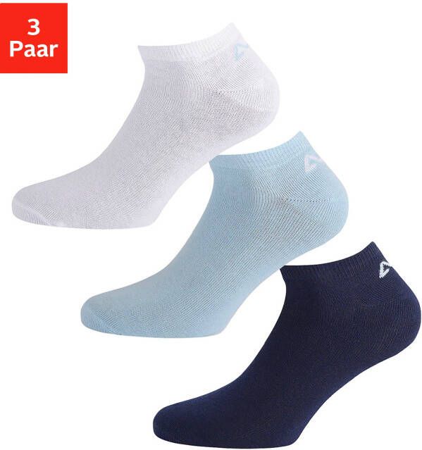 Fila Sneakersokken UNISEX INVISIBLE PLAIN SOCKS met ingebreid logo bij de hiel (3 paar)