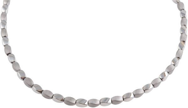 Firetti Collier Sieraad cadeau halssieraad halsketting stenen ketting edelsteen hematiet