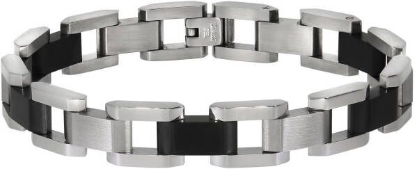 Firetti Edelstalen armband Sieradencadeau zwarte ele ten