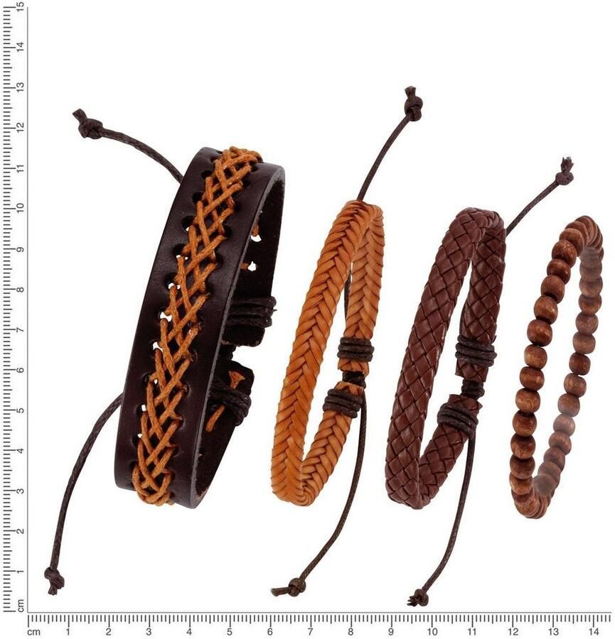 Firetti Armband set Kan ook afzonderlijk worden gedragen (set 4-delig)