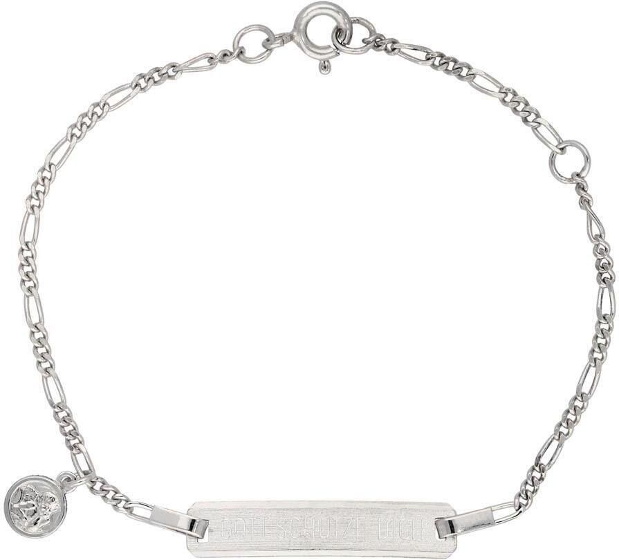 Firetti Armband Sieraad cadeau zilver 925 armband armketting figaroketting engel - Foto 4
