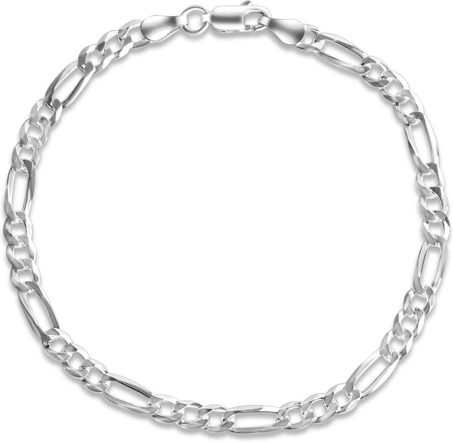 Firetti Armband Sieraad cadeau zilver 925 armbanden armbandketting figaroketting - Foto 2