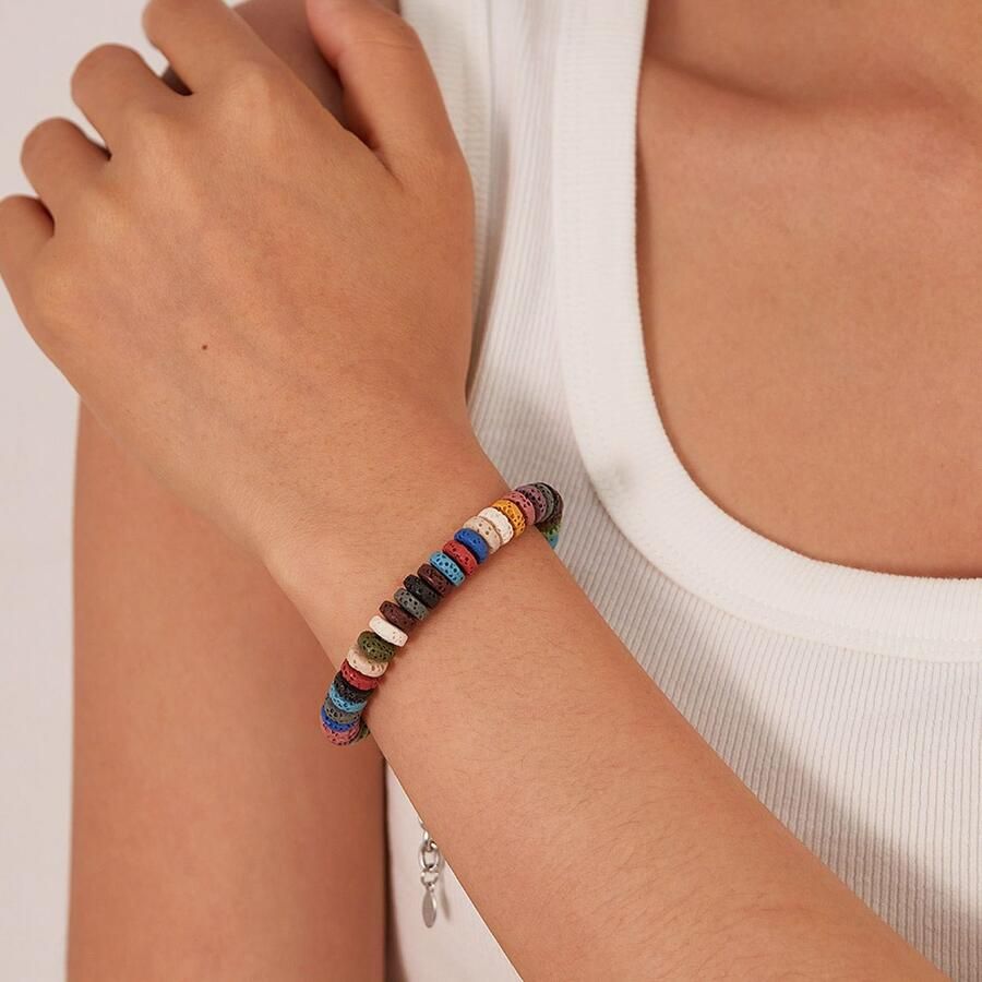 Firetti Armband Sieraden cadeau roestvrijstalen armbanden ankerkettengliederung regenboog