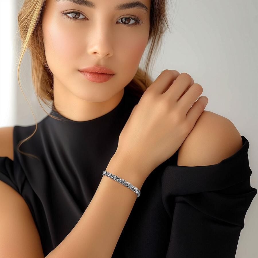 Firetti Armband Sieraden cadeau roestvrijstalen armbanden herzkettengliederung liefde - Foto 2