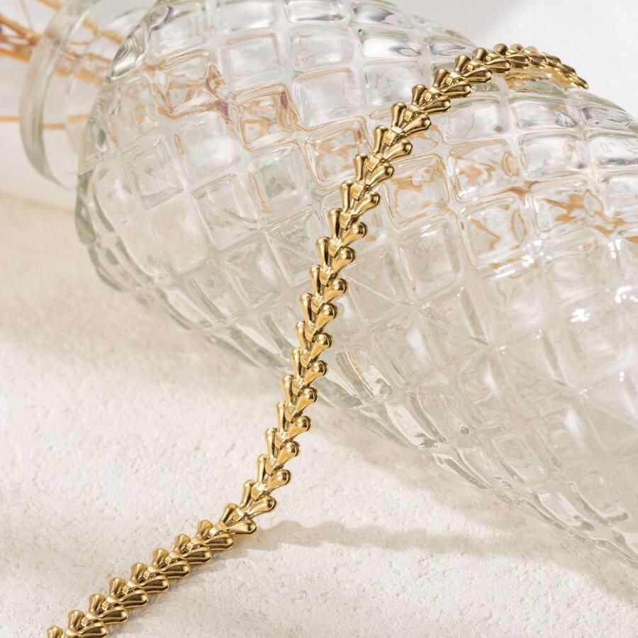 Firetti Armband Sieraden cadeau roestvrijstalen armbanden herzkettengliederung liefde