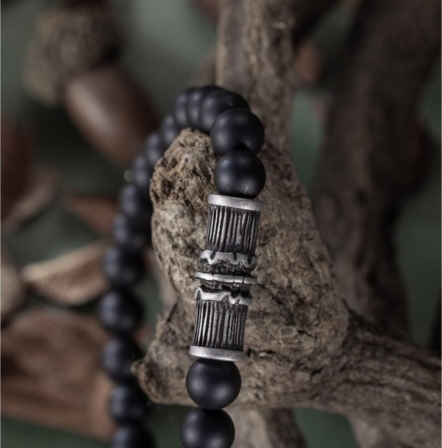 Firetti Armband Sieraden cadeau roestvrijstalen armbanden natuursteenkette designele t - Foto 2