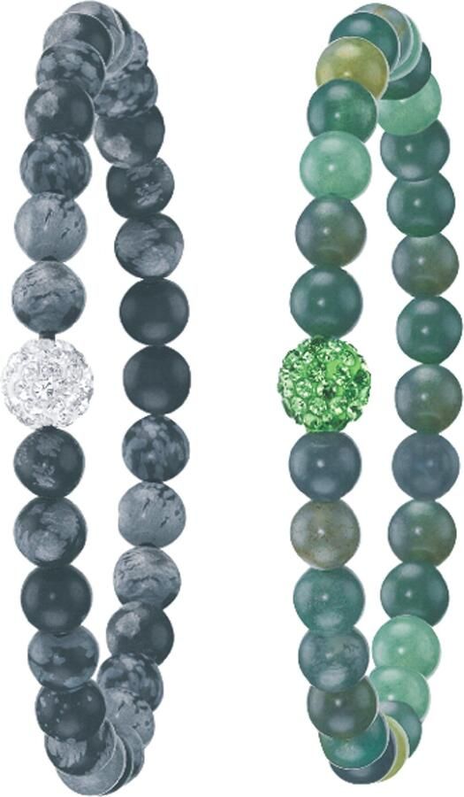 Firetti Armbandset Multipack sieraden cadeau armbanden edelsteen (set)