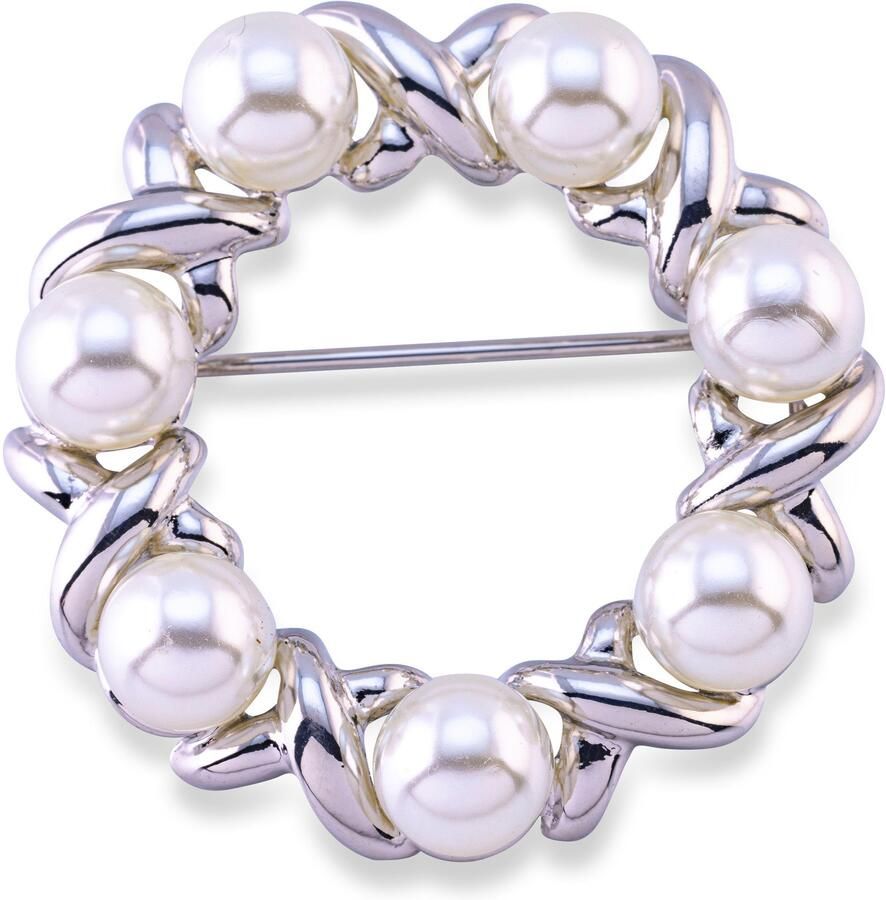 Firetti Broche Sieraad cadeau broche met parels