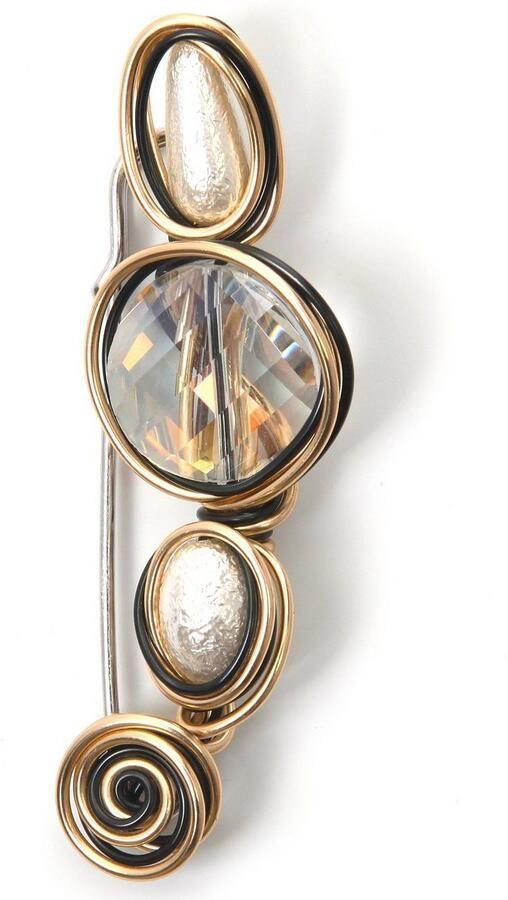 Firetti Broche Sieraad cadeau speldjuweel tricolor - Foto 2