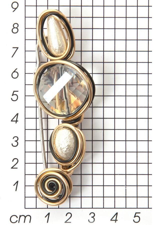 Firetti Broche Sieraad cadeau speldjuweel tricolor - Foto 1